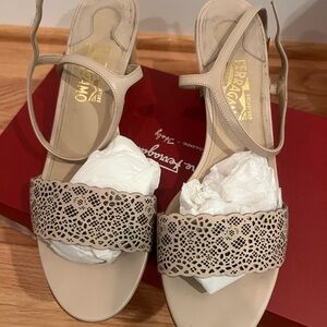 Salvatore Ferragamo Beige Women's Sandals